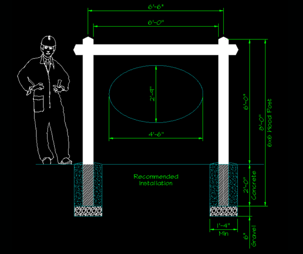 The Marquis Wood Address Frame