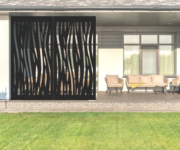 Safari Illusions Decorative Privacy Screen Panel