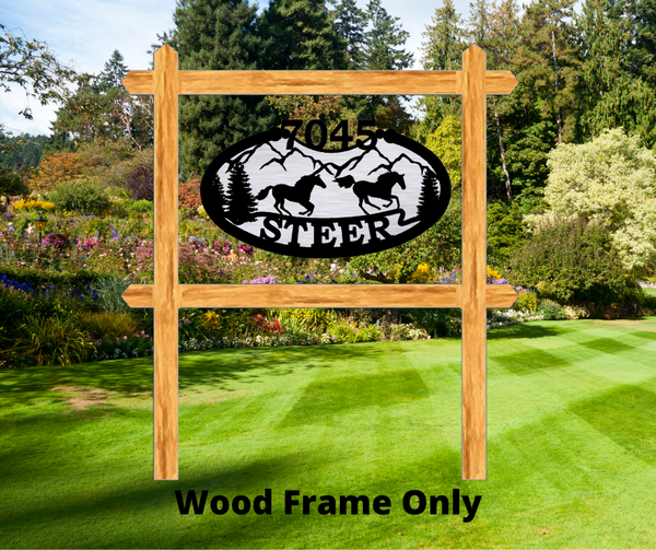 The Gabriel Wood Address Frame