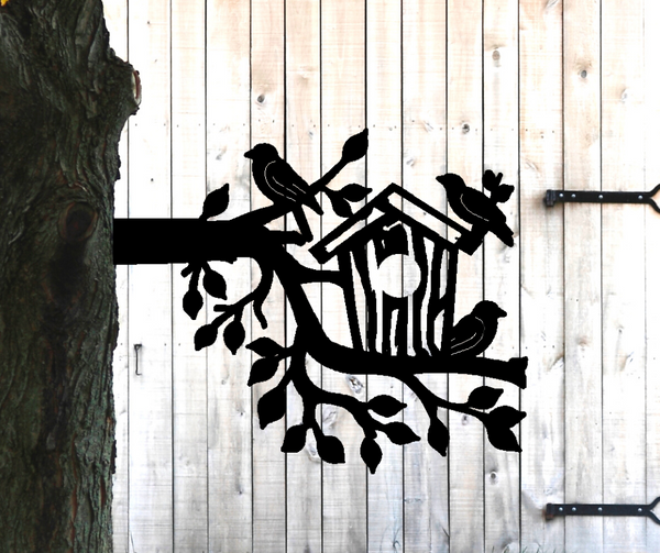 Bird House Tree or Post Decor