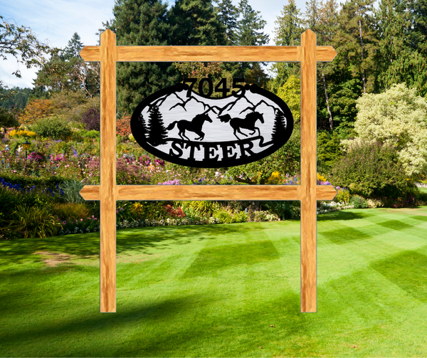 The Gabriel Wood Address Frame
