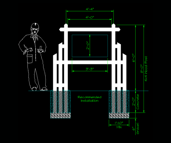 The Zephyr Wood Address Frame