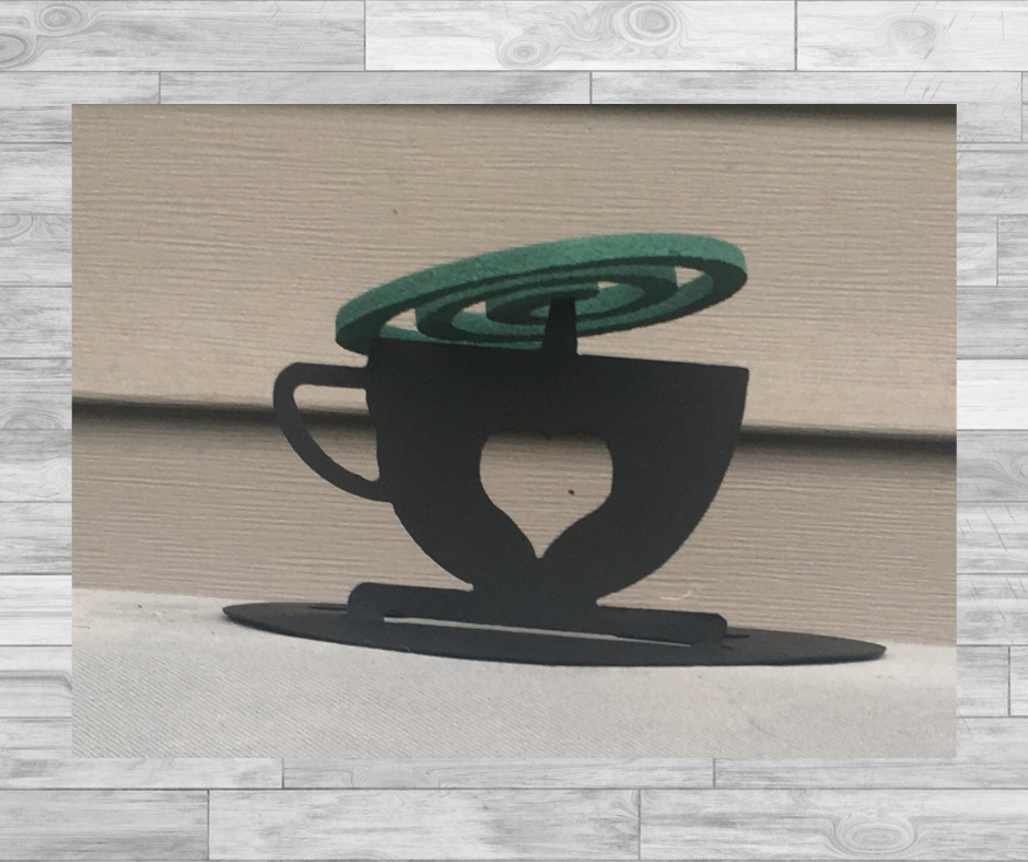 Coffee Cup Mosquito Coil Holder