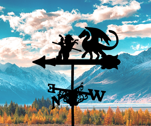Mystic Dragon Slayer Weathervane