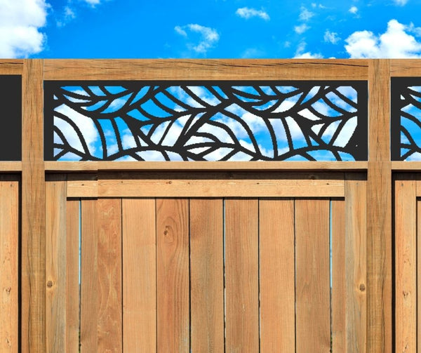 Aloha Leaf Decorative Privacy Screen Panel
