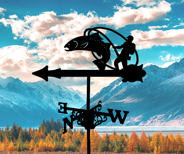Fly Fishing Fun Weathervane