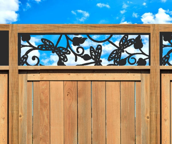 Dragonfly Drama Decorative Privacy Screen Panel