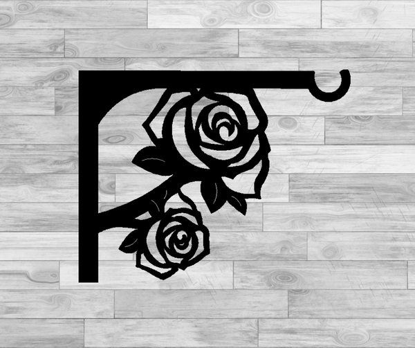 Rose Wall Post Mount Plant Hangers