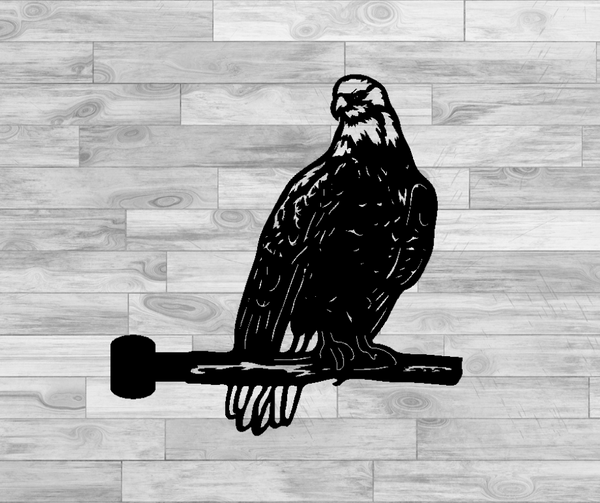 Eagle Fan Tree or Post Decor