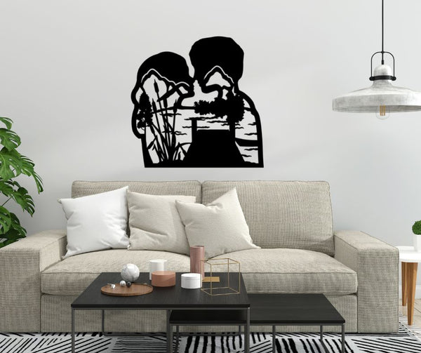 Alone Together Lake Wall Decor