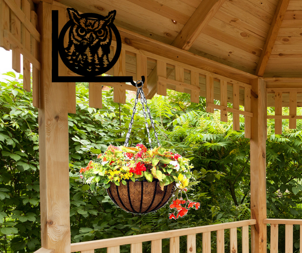 Owl Wall Post Mount Plant Hangers