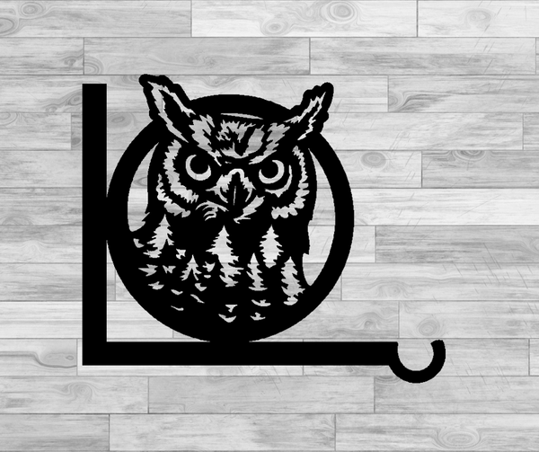 Owl Wall Post Mount Plant Hangers