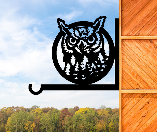 Owl Wall Post Mount Plant Hangers