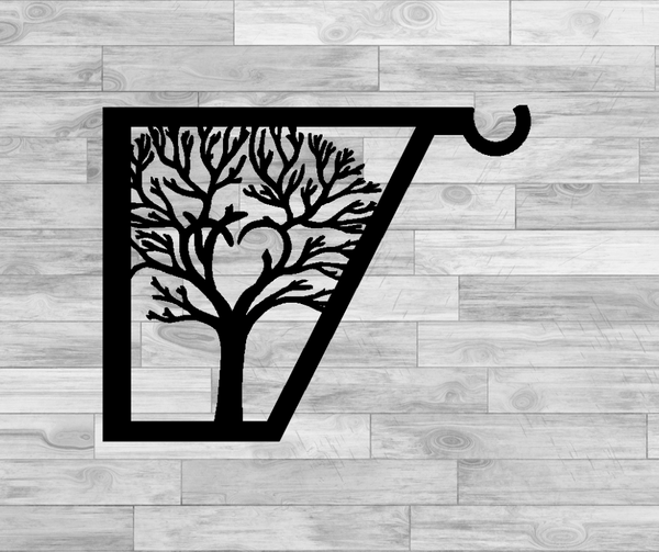 Tree Wall Post Mount Plant Hangers