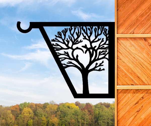 Tree Wall Post Mount Plant Hangers