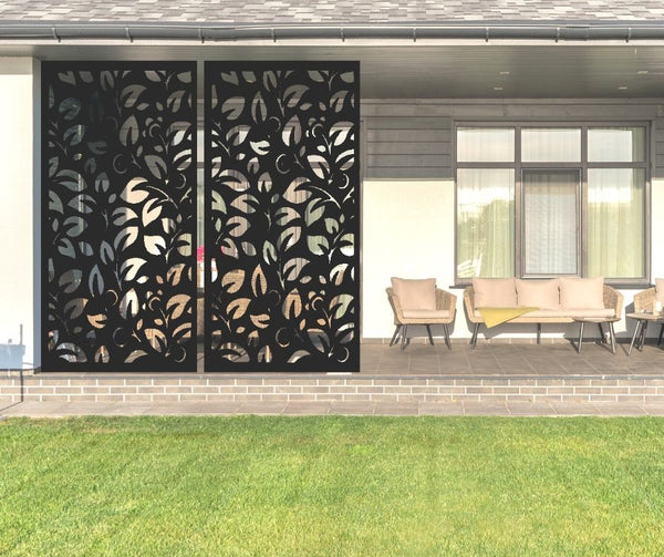 Leafy Luxury Decorative Leaf Privacy Screen Panel
