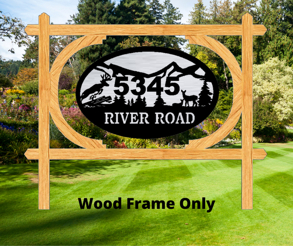 The Maximus Wood Address Frame