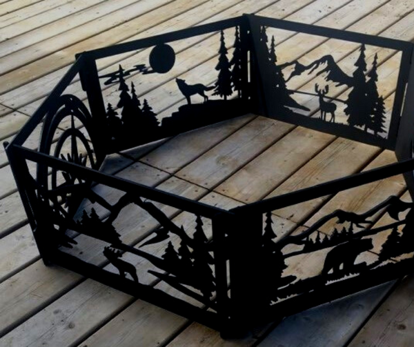 Lakeside Campfire Scene - Fire Panel