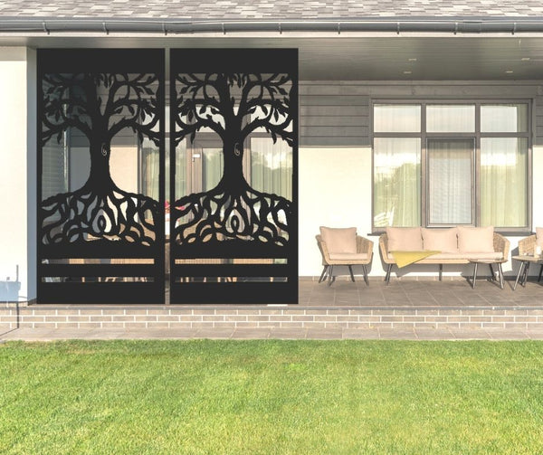 Tree of Life Decorative Privacy Screen Panel
