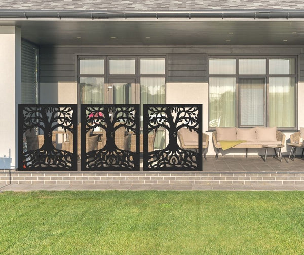 Tree of Life Decorative Privacy Screen Panel