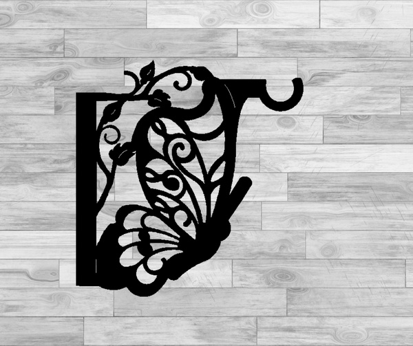 Butterfly Wall Post Mount Plant Hangers