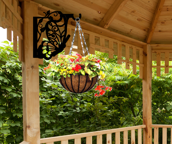 Butterfly Wall Post Mount Plant Hangers