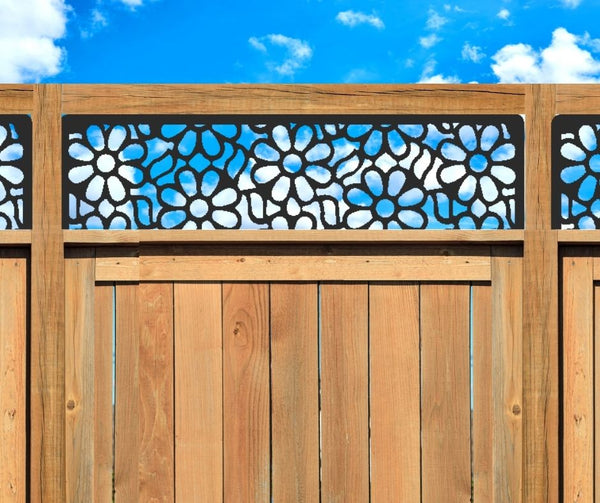 Daisy Delights Decorative Privacy Screen Panel
