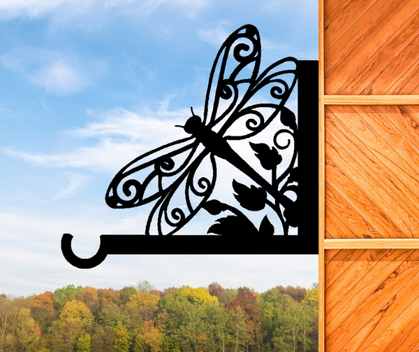 Dragonfly Wall Post Mount Plant Hangers