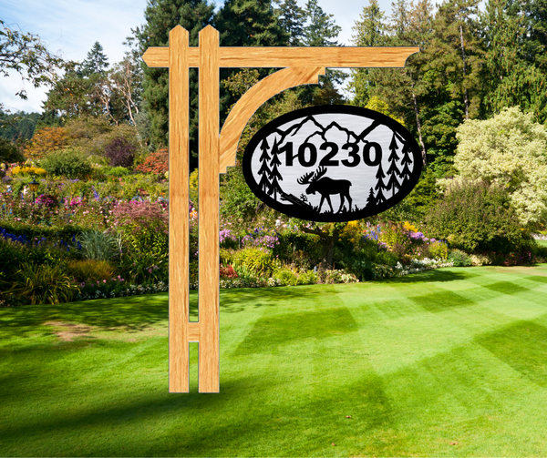 The Imperial Wood Address Frame