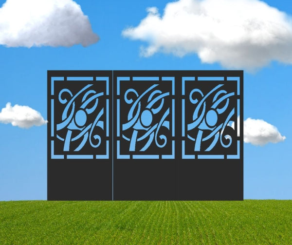 Tangled Tranquility Privacy Screen Panel