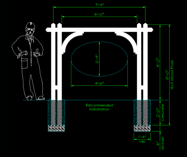 The Colonial Wood Address Frame