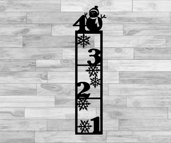 Snowflake Styled Snow Measuring Stick