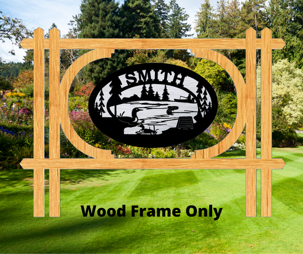 The Sundance Wood Address Frame