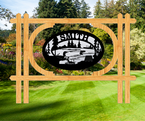 The Sundance Wood Address Frame