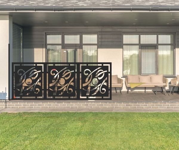 Tangled Tranquility Privacy Screen Panel