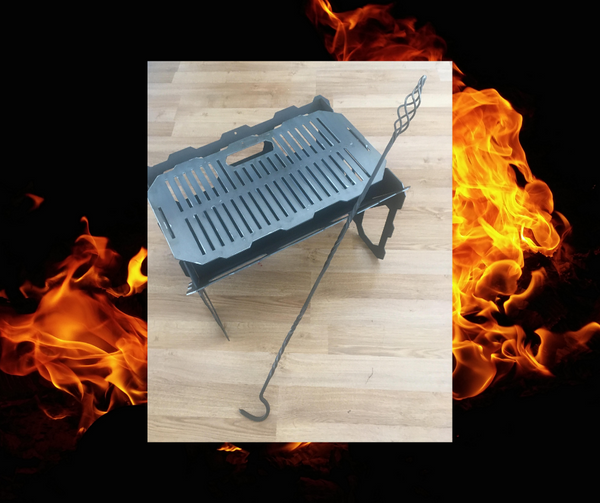 Hand Forged Steel Fire Poker