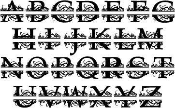 Split Monogram - Elevated Fire Panel