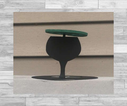 Wineglass Mosquito Coil Holder