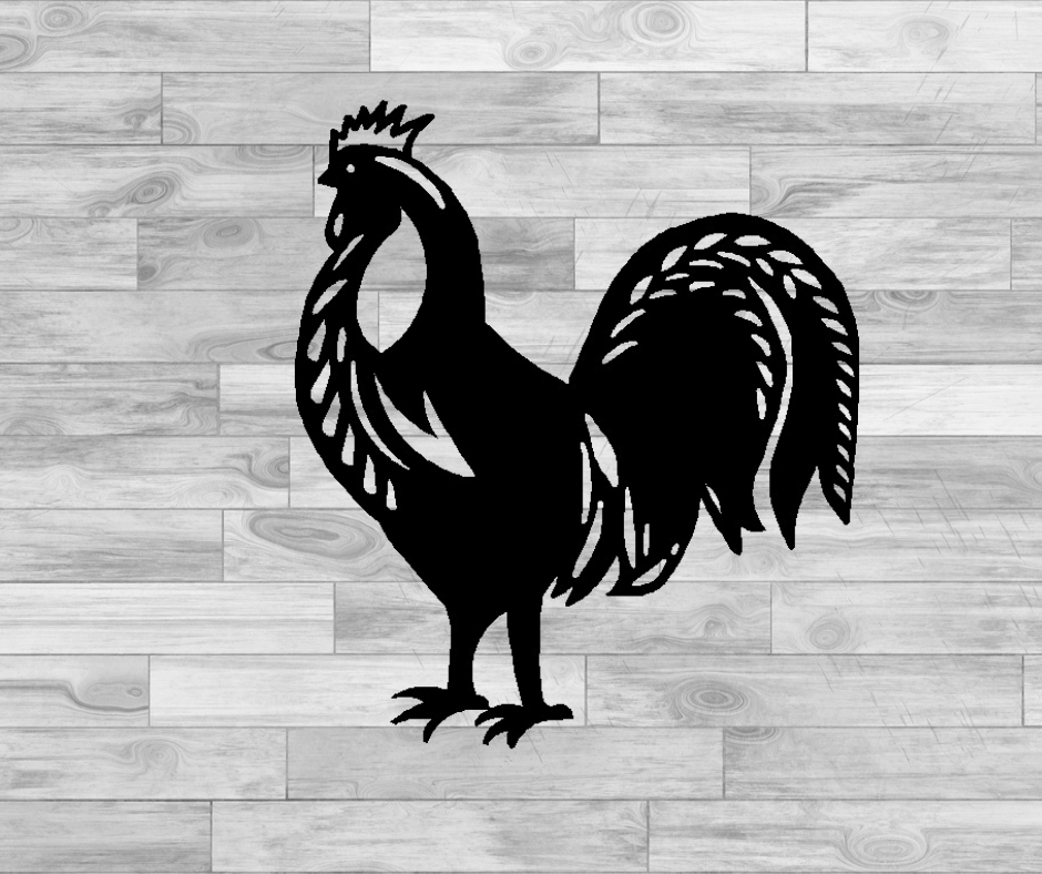 Lucky Rooster Wall Decor