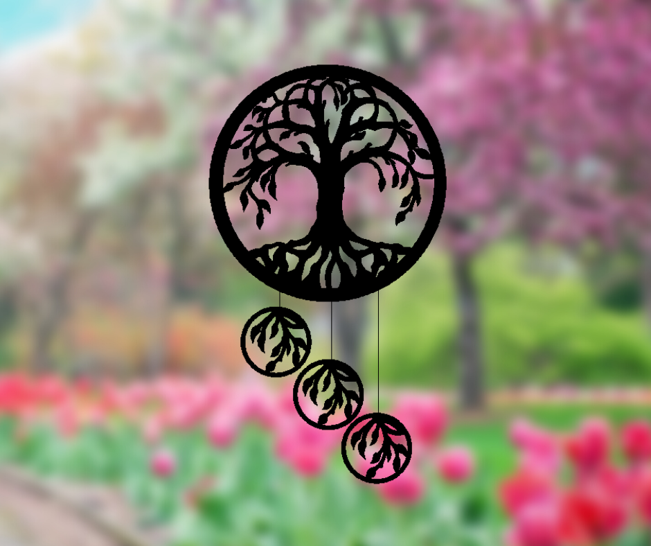 Weeping Willow Tree of Life Wind Decor Windchime