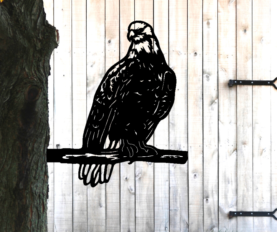 Eagle Fan Tree or Post Decor