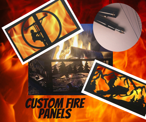 Custom Panel - Hexagonal Bowl Fire Panel