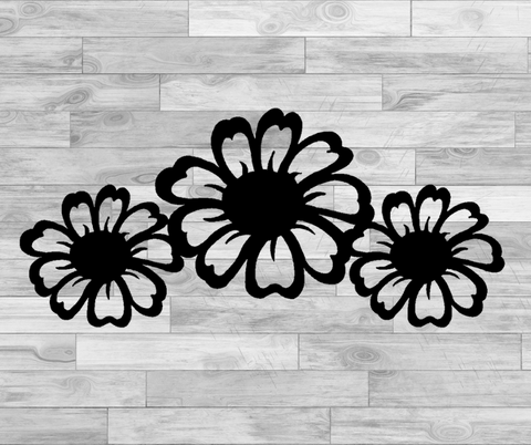 Daisy Trio Wall Decor
