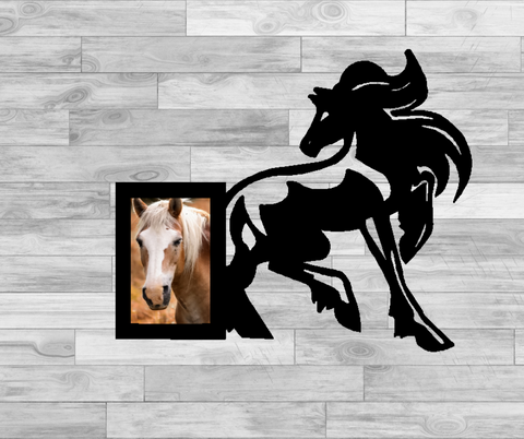 Dancing Horse Picture Frame