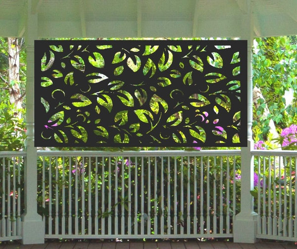 Leafy Luxury Decorative Leaf Privacy Screen Panel