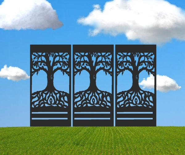 Tree of Life Decorative Privacy Screen Panel