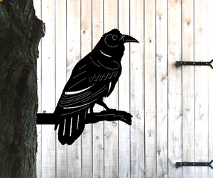 Raven Fan Tree or Post Decor