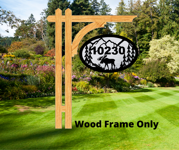 The Imperial Wood Address Frame