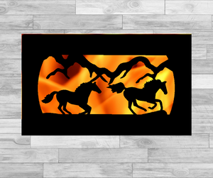 Wild Horses - Fire Panel