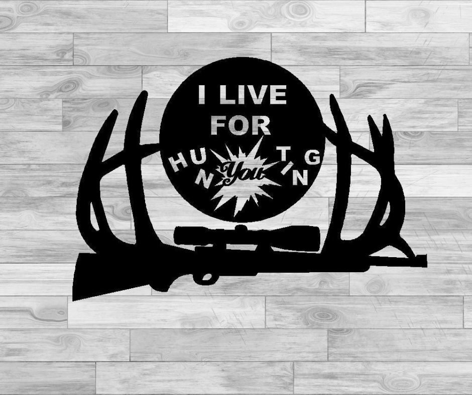 Love You More Than Hunting Wall Decor
